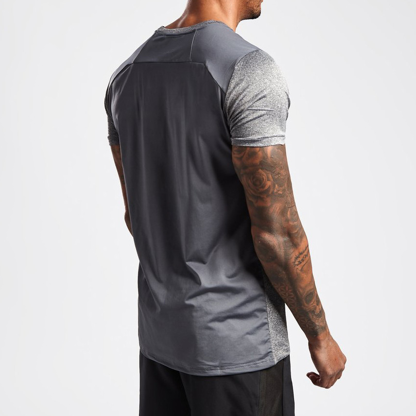 Private Label Mens Short Sleeve Crew Neck Custom Dri Fit T Shirts-Aktik