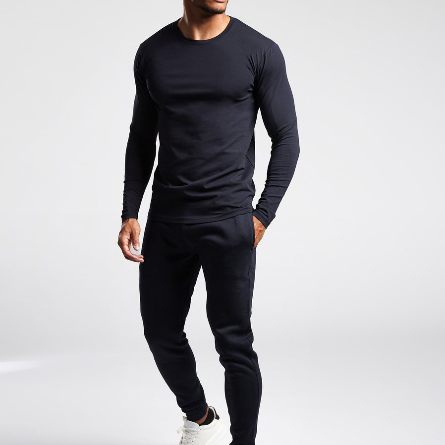 Private Label High Quality Cotton Long Sleeve Custom T Shirts Wholesale-Aktik