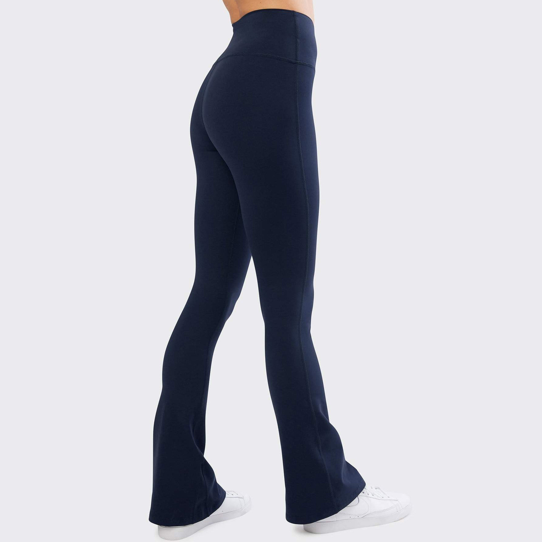 Private Label Wholesale High Waisted Womens Wide Leg Flare Yoga Pants-Aktik