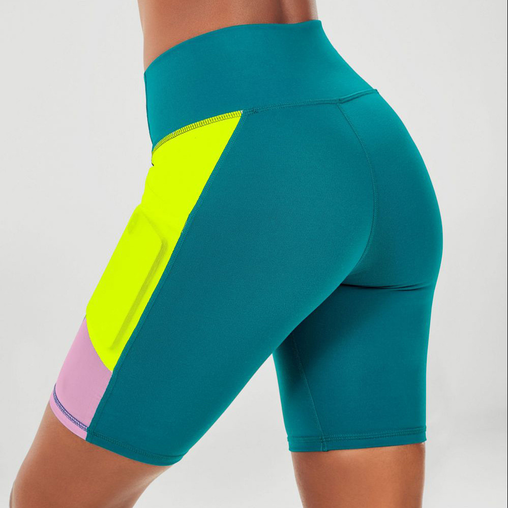 Custom Womens High Waisted Best Wholesale Biker Shorts with Pockets-Aktik