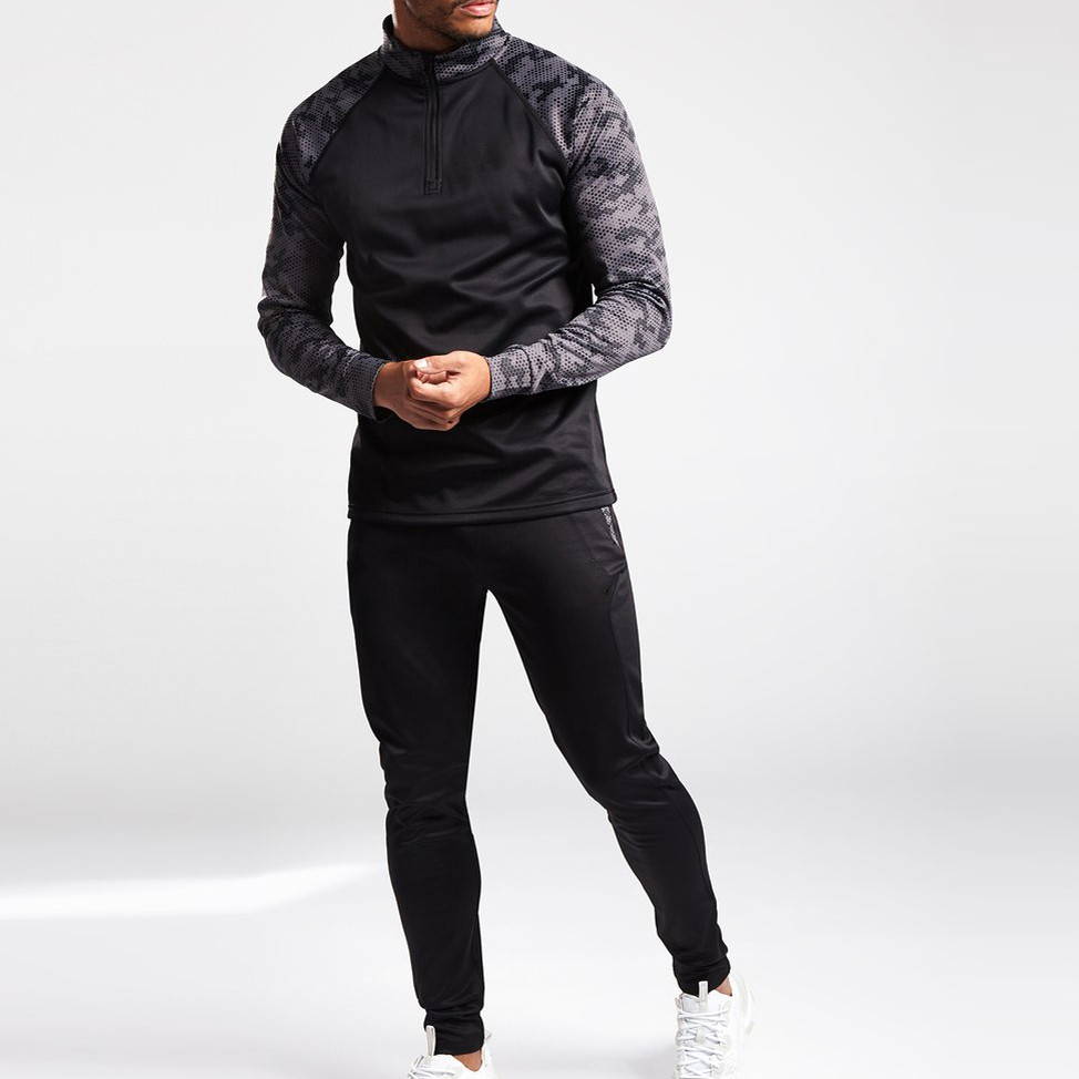 Wholesale Moisture Wicking Shirts Custom Mens Long Sleeve Running T Shirt-Aktik