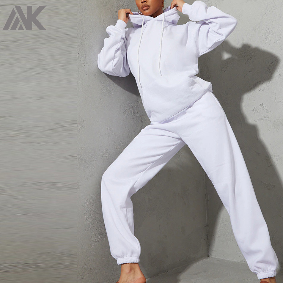 Wholesale Blank Jogger Sets Cotton Oversized Designer Womens Tracksuit Set-Aktik