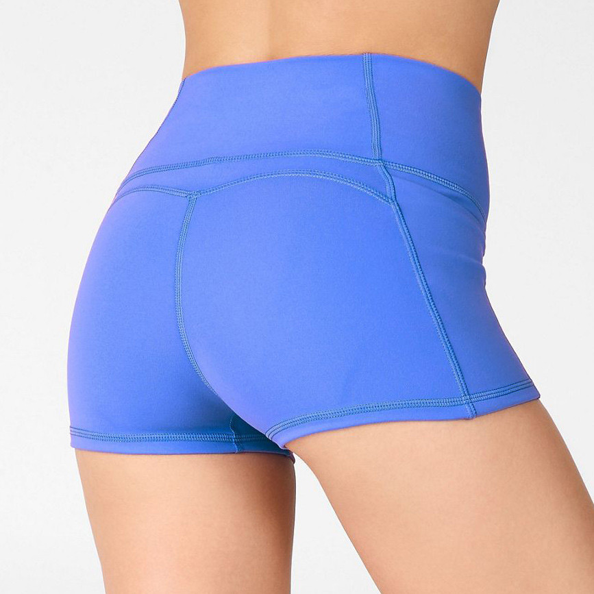 Custom Women's Active Shorts Mid Rise Hot Yoga Shorts Women with Pockets-Aktik