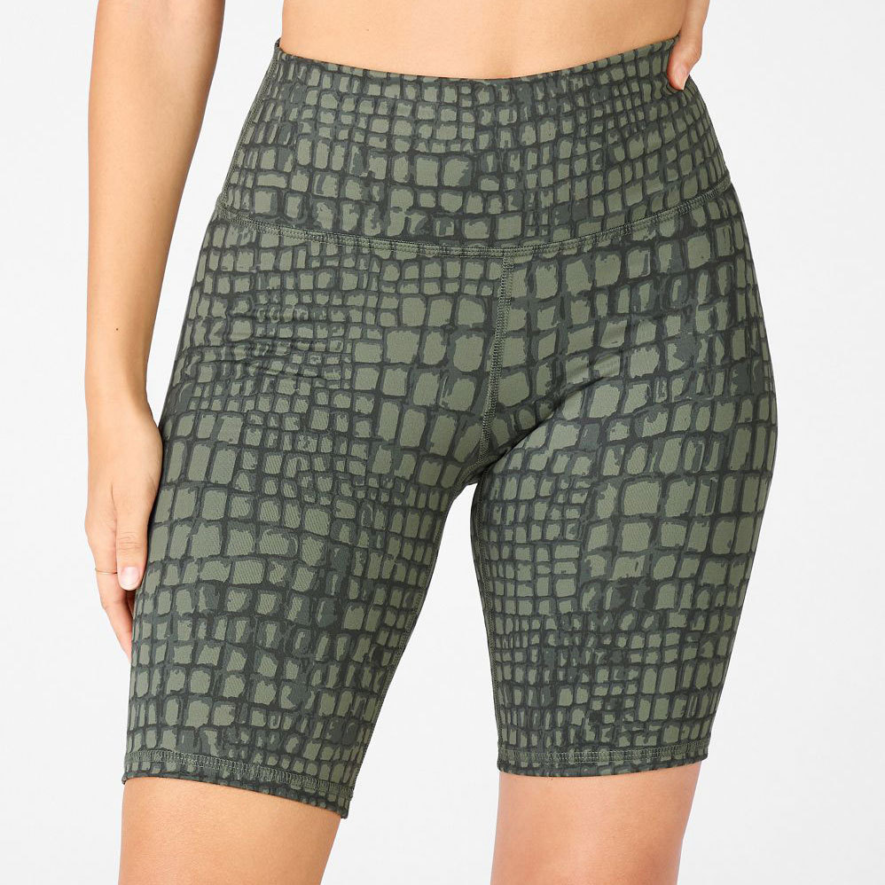 Custom Womens High Waisted Biker Shorts Women with Printing-Aktik