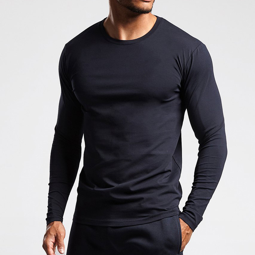 Private Label High Quality Cotton Long Sleeve Custom T Shirts Wholesale-Aktik