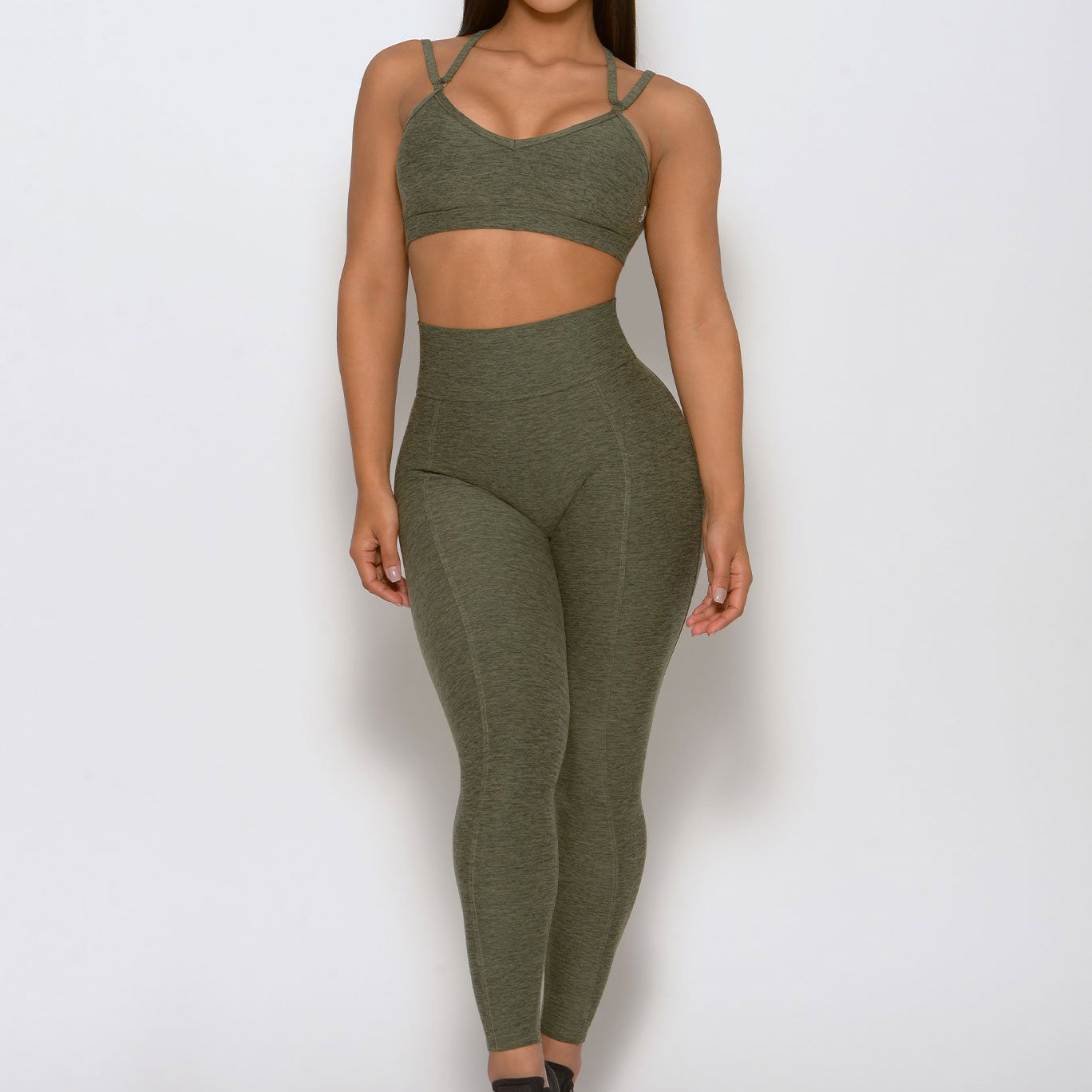 Private Label Custom Womens Gym Wear Wholesale Activewear Leggings Set-Aktik