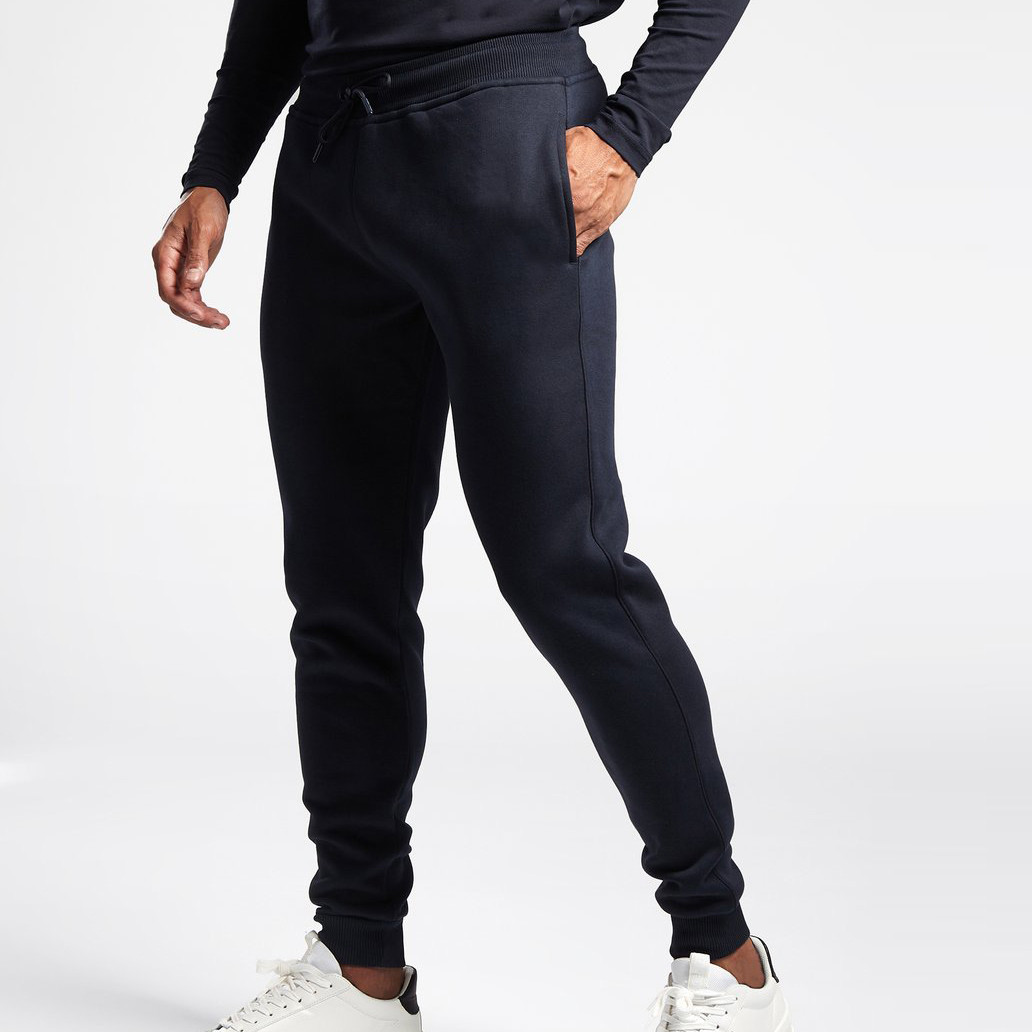 Private Label Custom Mens Sweatpants Slim Fit Cotton Fleece Jogger Pants-Aktik