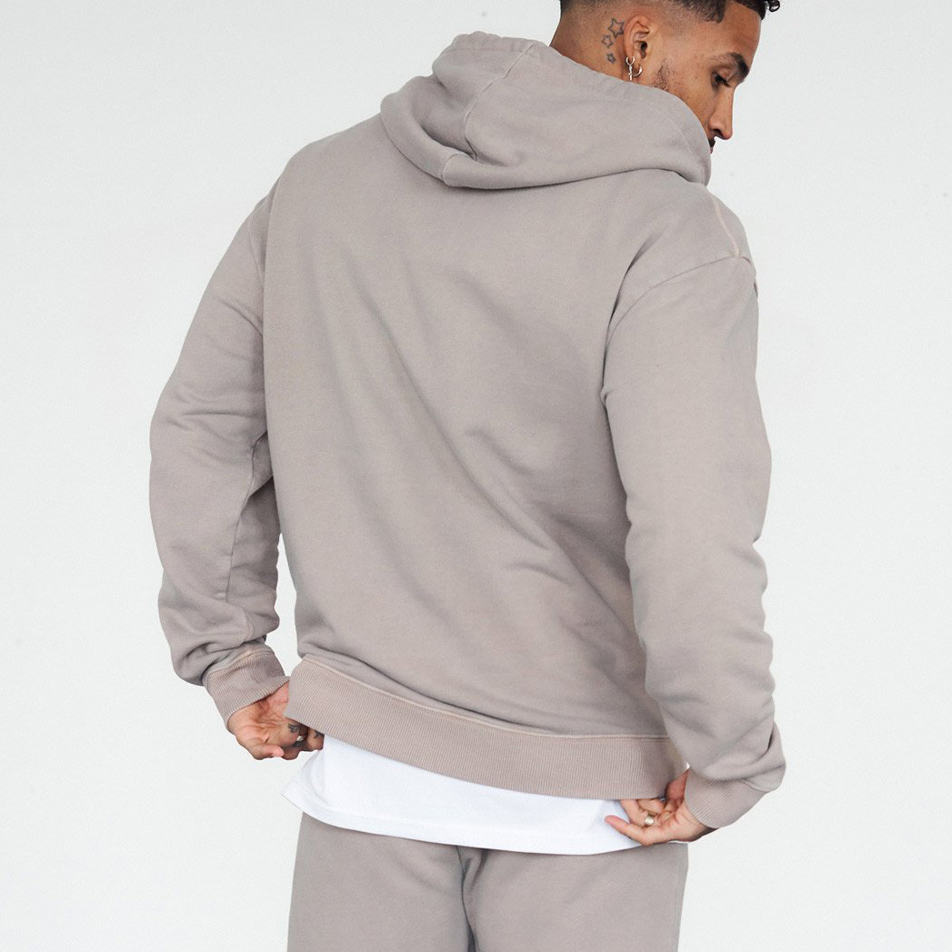 Over Size Wholesale Hoodies for Men Custom Cotton Fleece Pullover Hoodie-Aktik