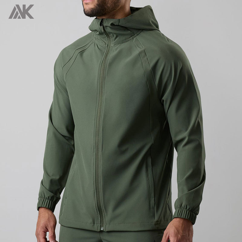 Custom High Stretch Premium Sweatsuit Full Zip Up Men's Tracksuit-Aktik