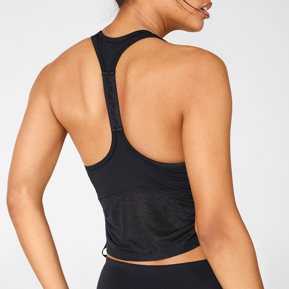 Customized Team Sports bras Women Crop Tank Top with Built in Sports Bra-Aktik