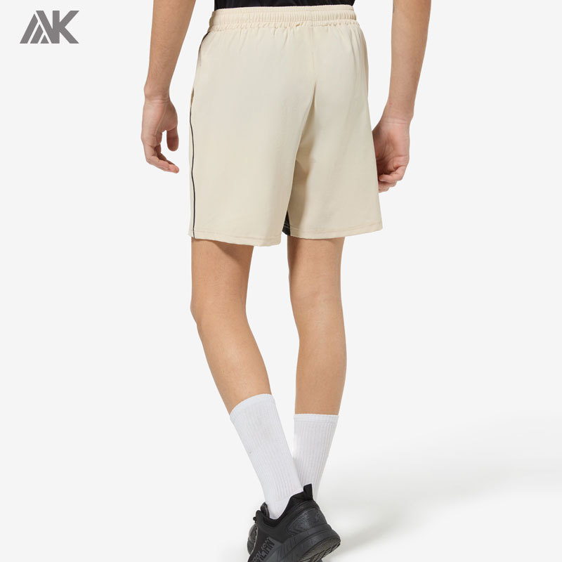 Custom Soft-Touch Breathable Men′s Tennis Golf Crew Shorts with Printed Logo-Aktik