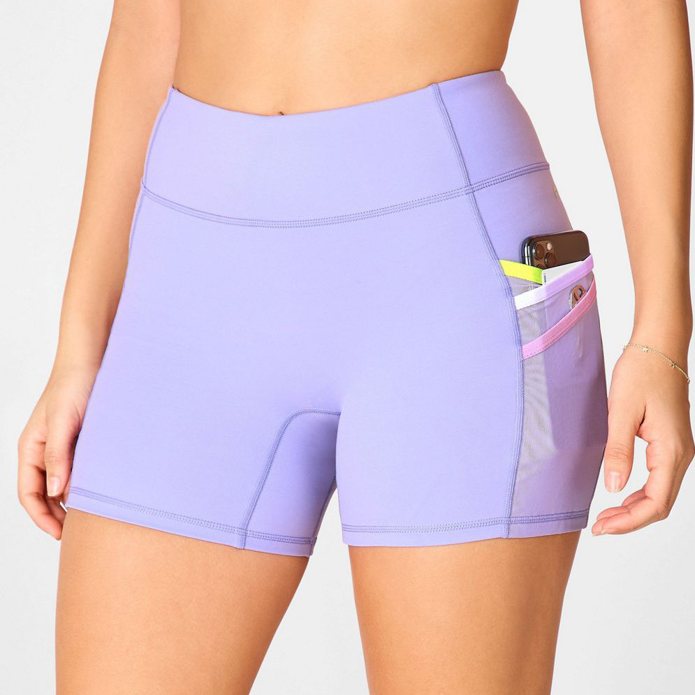 Private Label Workout Shorts Wholesale Hot Yoga Shorts with Pockets-Aktik