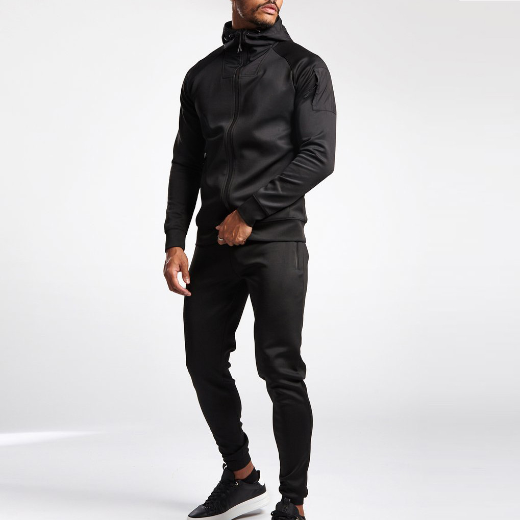 Custom Mens Bulk Track Pants Slim Fit Best Sweatpants with Zip Pockets-Aktik