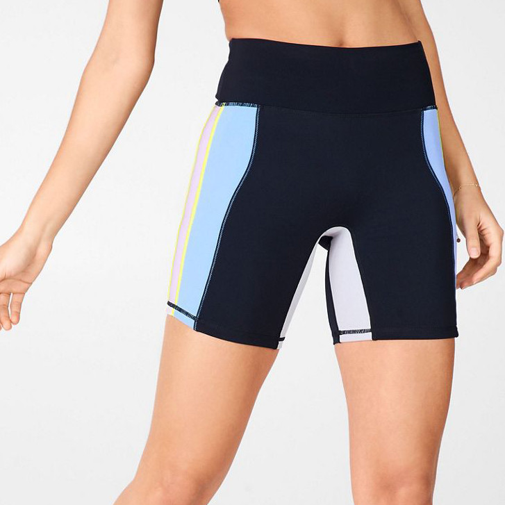 Custom Womens Biker Shorts with Zip Pocket Best Athletic Shorts for Women-Aktik