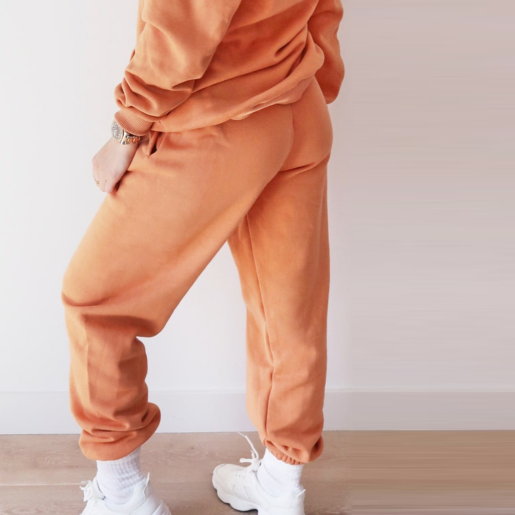 Wholesale Blank Jogger Sets Cotton Oversized Designer Womens Tracksuit Set-Aktik