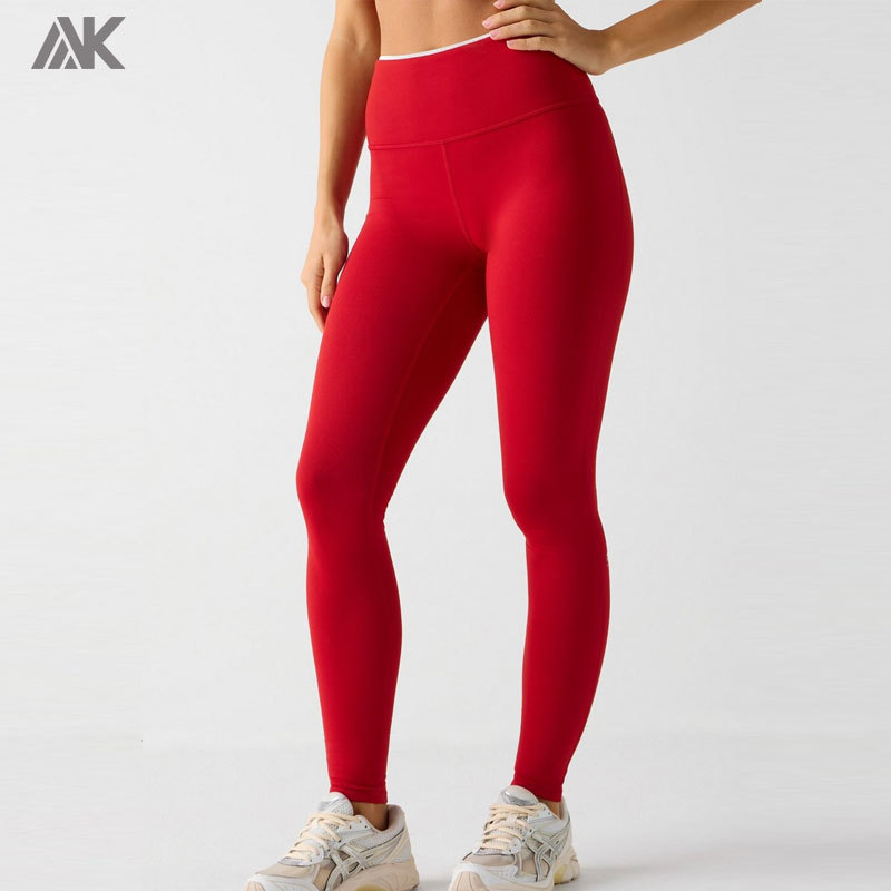 Custom High-Waisted Laced Up Women's Legging Quick-dry Compression Tight -Aktik