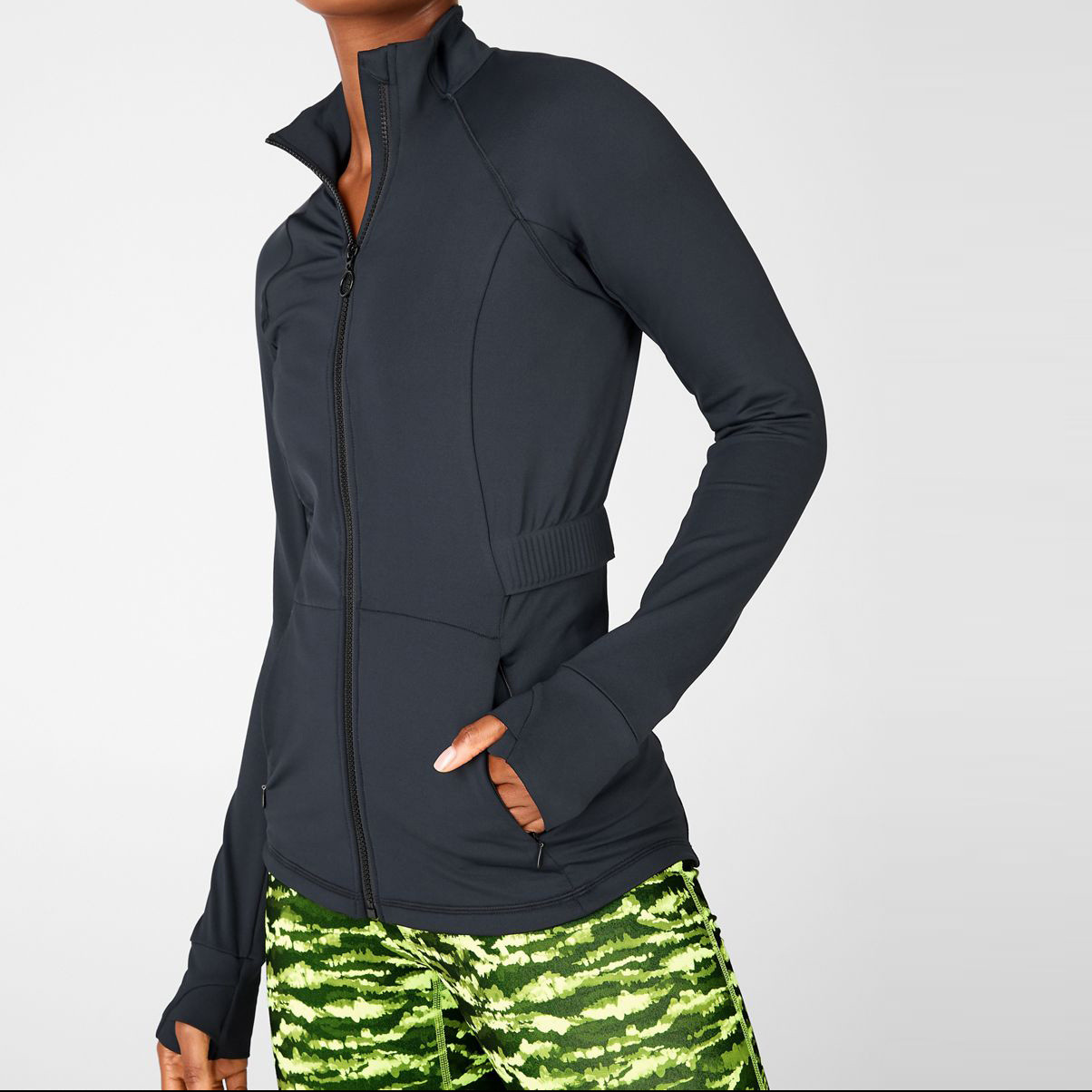 Private Label Wholesale Bulk Fitness Jackets Womens Athletic Works Jacket-Aktik