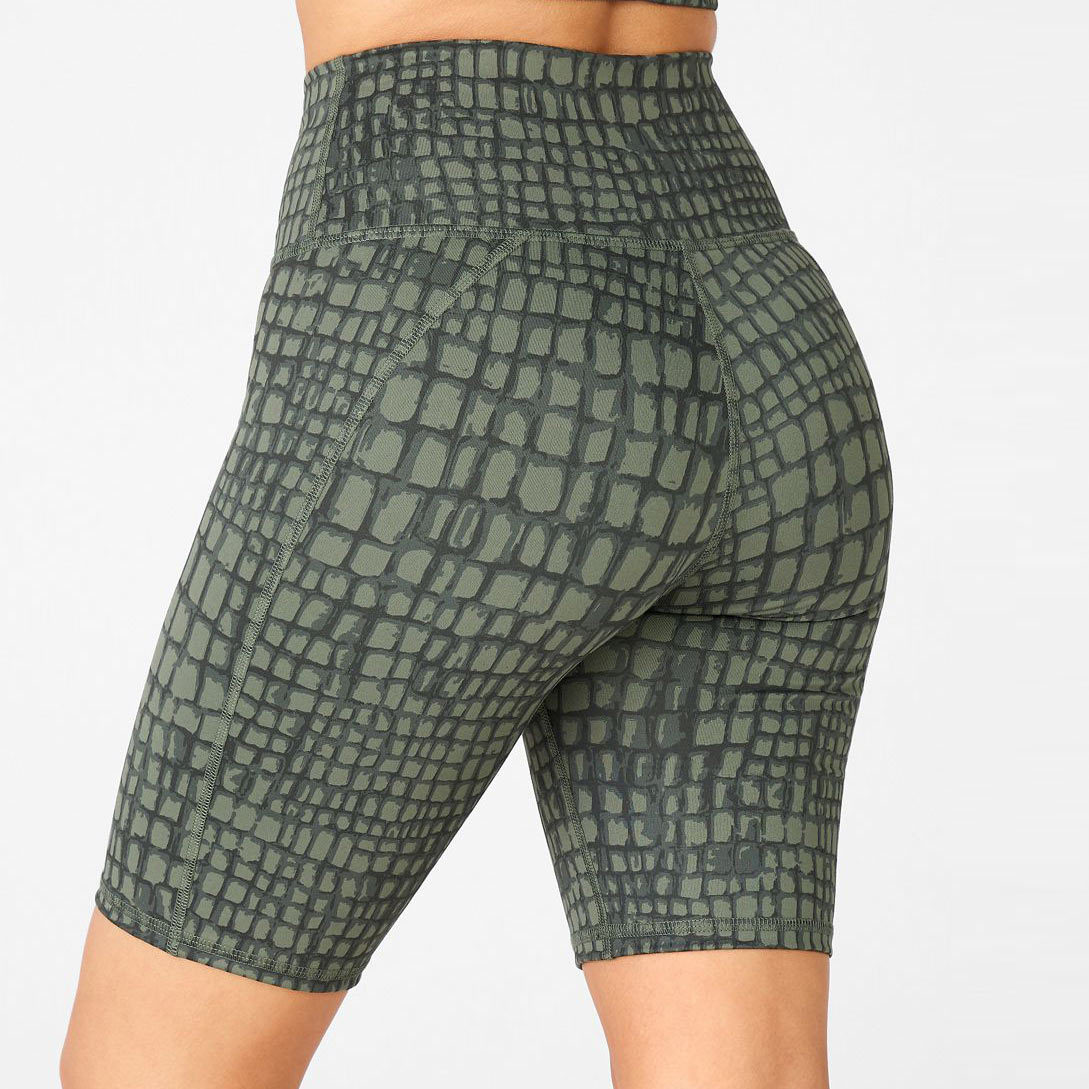 Custom Womens High Waisted Biker Shorts Women with Printing-Aktik