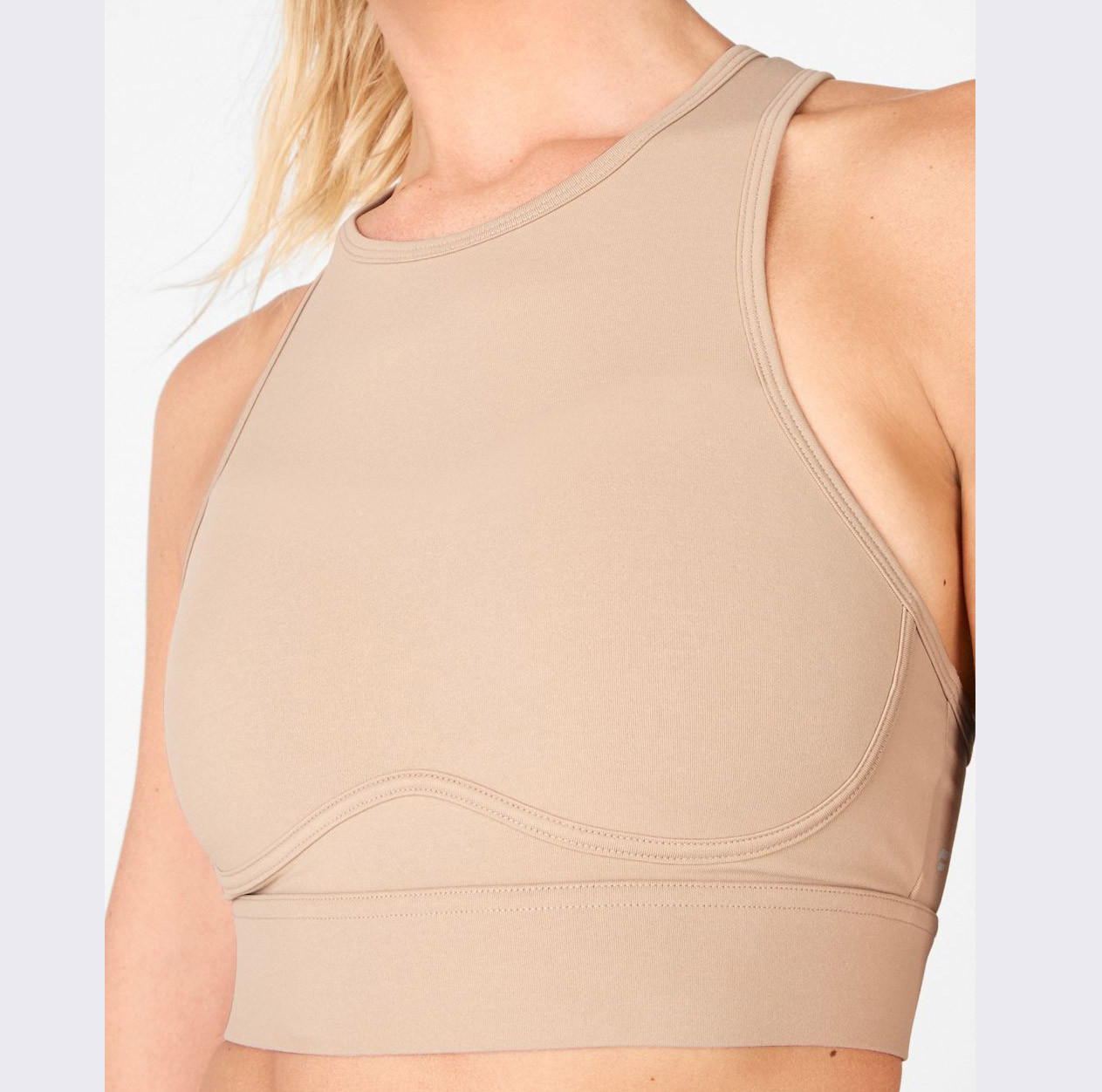 Private Label Wireless Criss Cross Back High Support Sports Bra with Clasp-Aktik