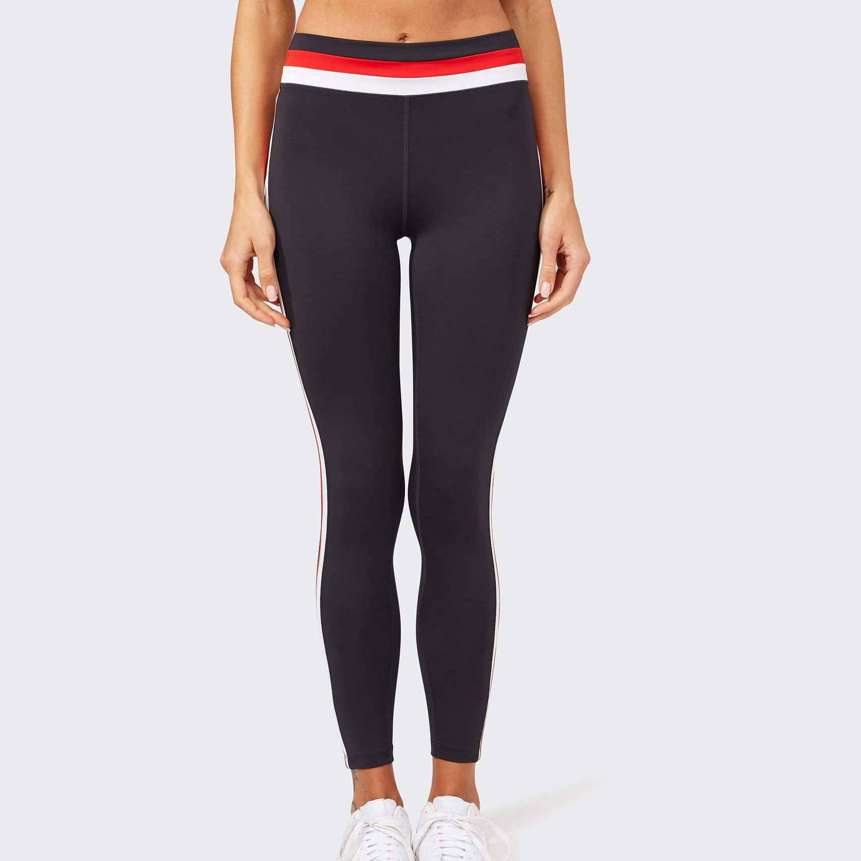 Custom Mid-waisted Best Shaping Color Block Leggings for women-Aktik