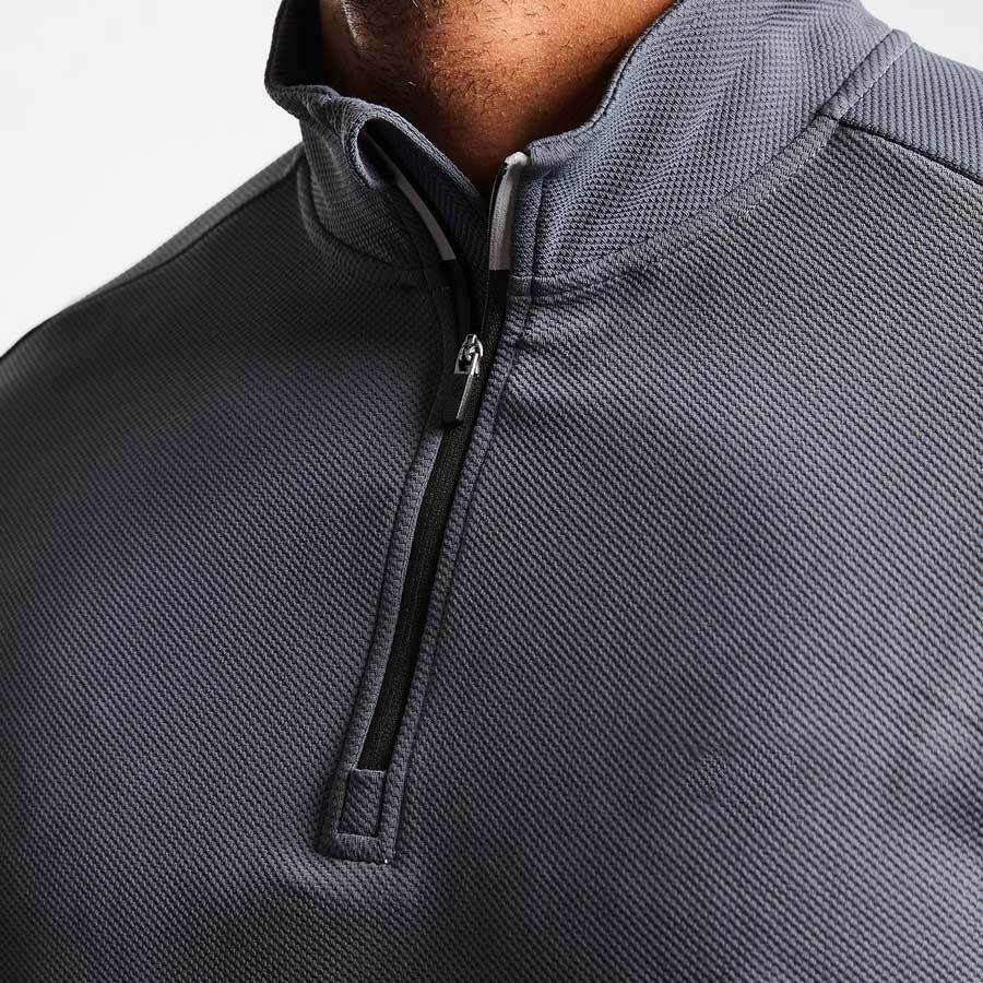 Private Label Custom Embroidered Quarter Zip Golf Mens Sweatshirts-Aktik