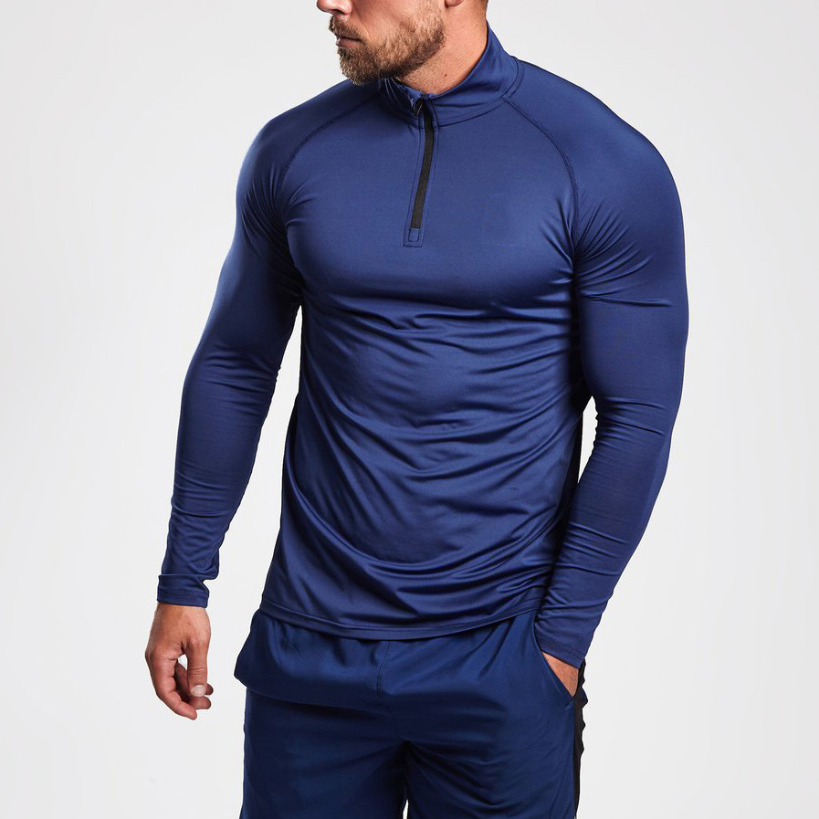 Custom Workout T Shirts Raglan Long Sleeve Bulk Wholesale T Shirts for Men-Aktik