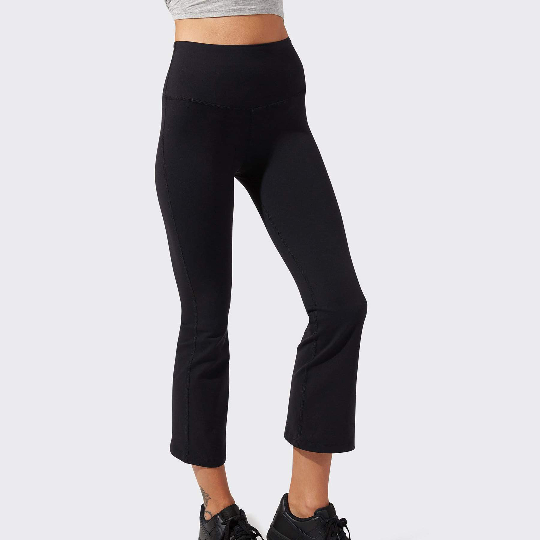 Private Label High Waisted Wide Leg Loose Custom Athleta Yoga Pants-Aktik