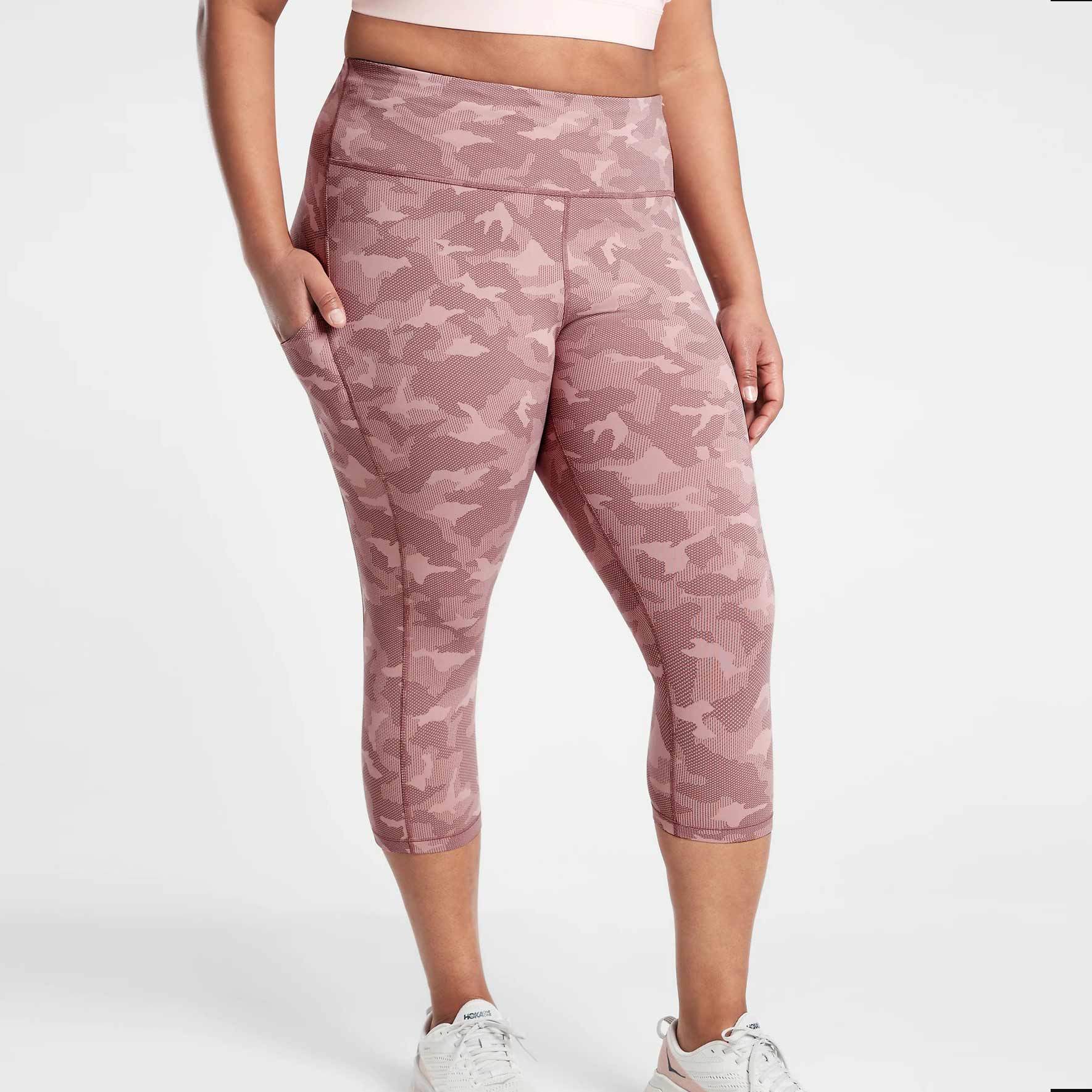 Private Label Wholesale Plus Size Compression Printed Leggings with Pockets-Aktik
