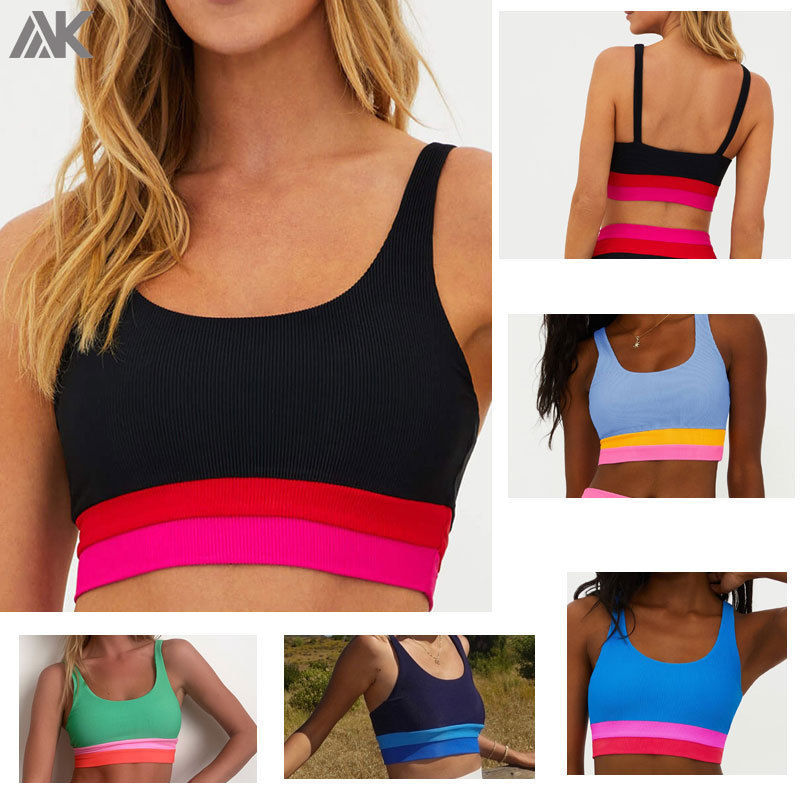 Custom Coral Reef Color block Tennis Skirts Sets And Tennis Wear For Women-Aktik