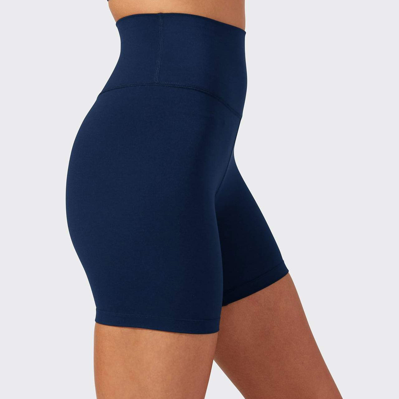 Custom Nylon Spandex Stretch Super High Waisthed Best Bike Shorts Women-Aktik