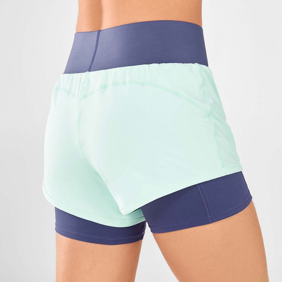 Custom Quick Dry Wholesale Women's Athletic Shorts with Phone Pocket-Aktik