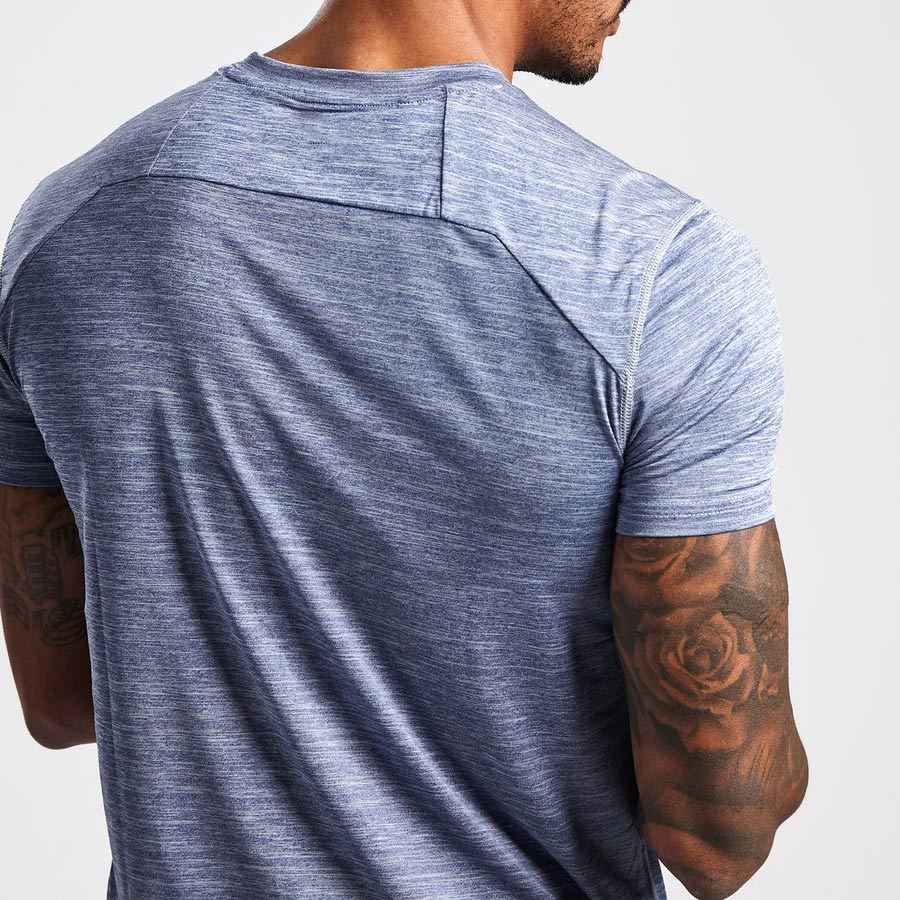 Custom Gym Shirts Mens Short Sleeve Crew Neck Dri Fit Shirts Wholesale-Aktik