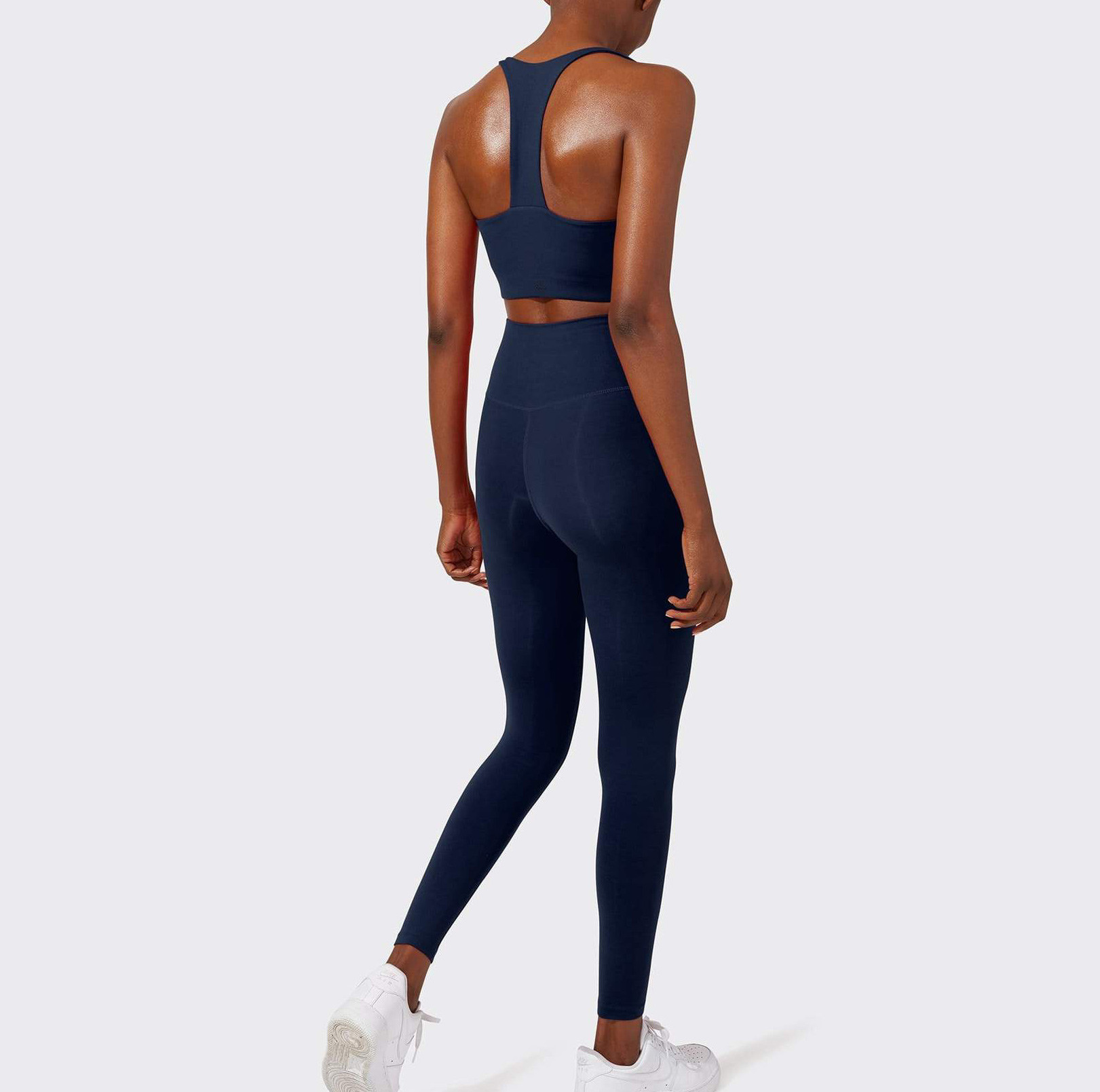 Custom Low Support Removable Padded Comfortable Teen Sports Bra Set-Aktik