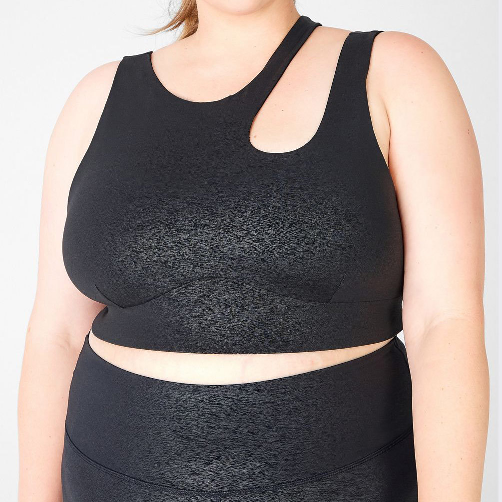 Customize Your Own Plus Size Removable Padded Cheer Best Womens Sports Bra-Aktik