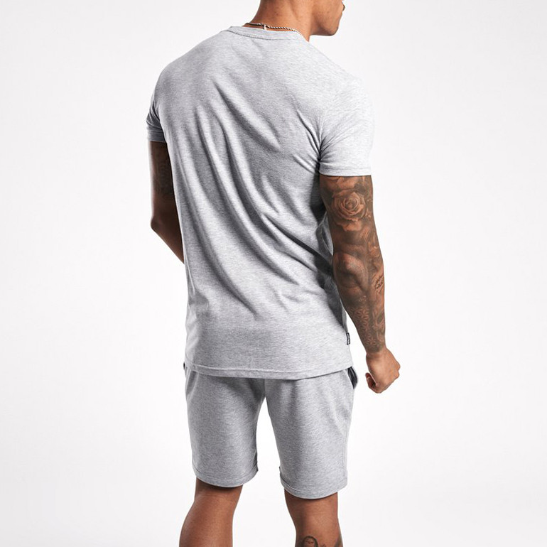 Custom High Waisted Cotton Fleece Sweat Shorts Mens Wholesale with Pocket-Aktik
