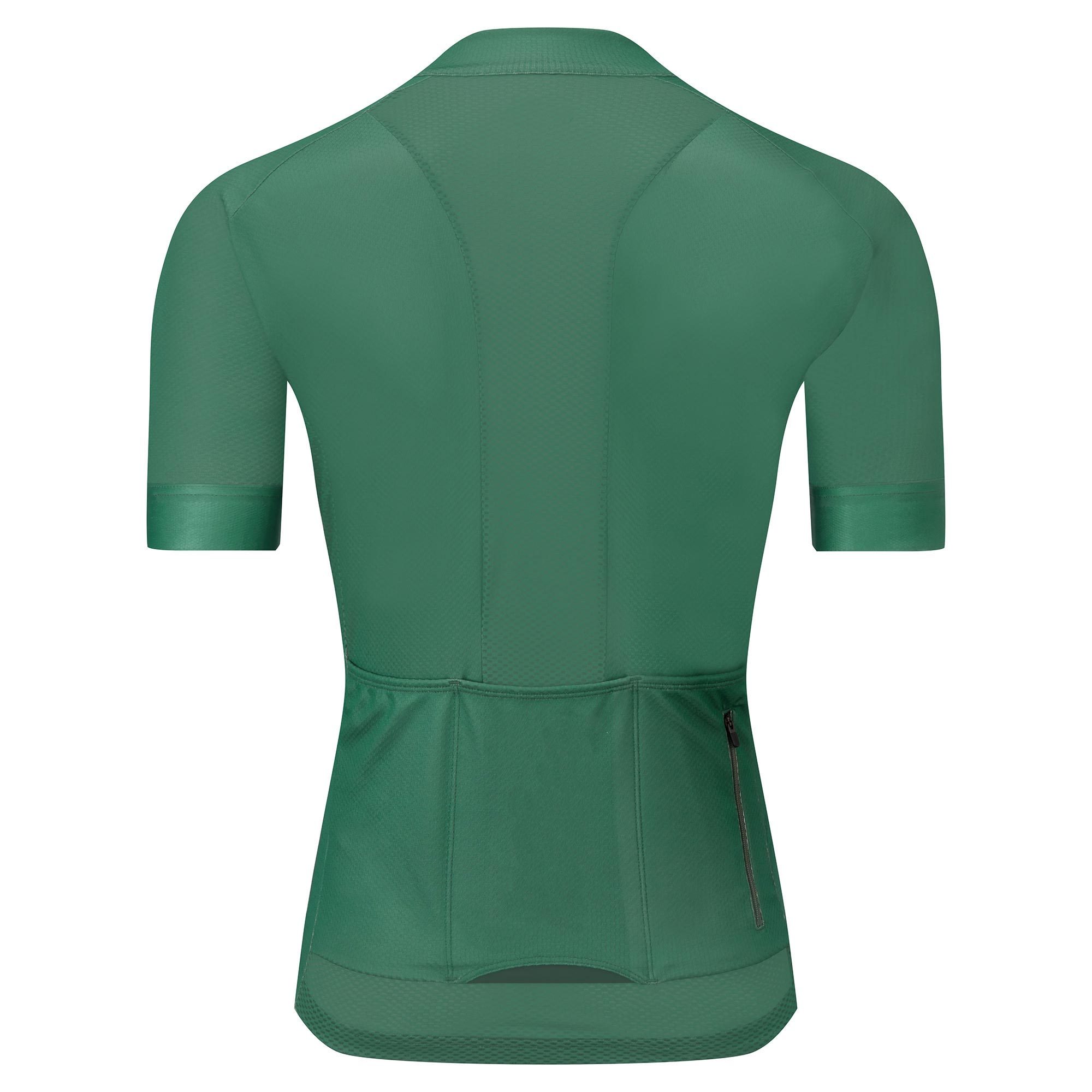 Custom Full Zip Mesh Performance Mens Cycling Clothing with Back Pocket-Aktik