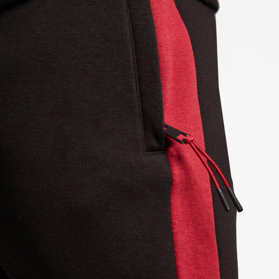 Custom Fitted High Waisted Mens Cotton Fleece Sweatpants with Zip Pockets-Aktik