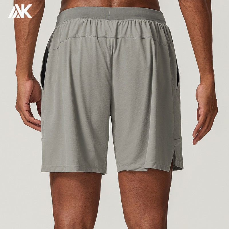 Custom Breathable Quick-drying Men's Sports Tennis Shorts With Mesh Waistband-Aktik