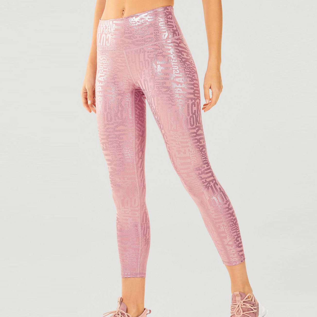 Custom Athletic Apparel Wholesale Womens Leggings with Embossing Printing-Aktik