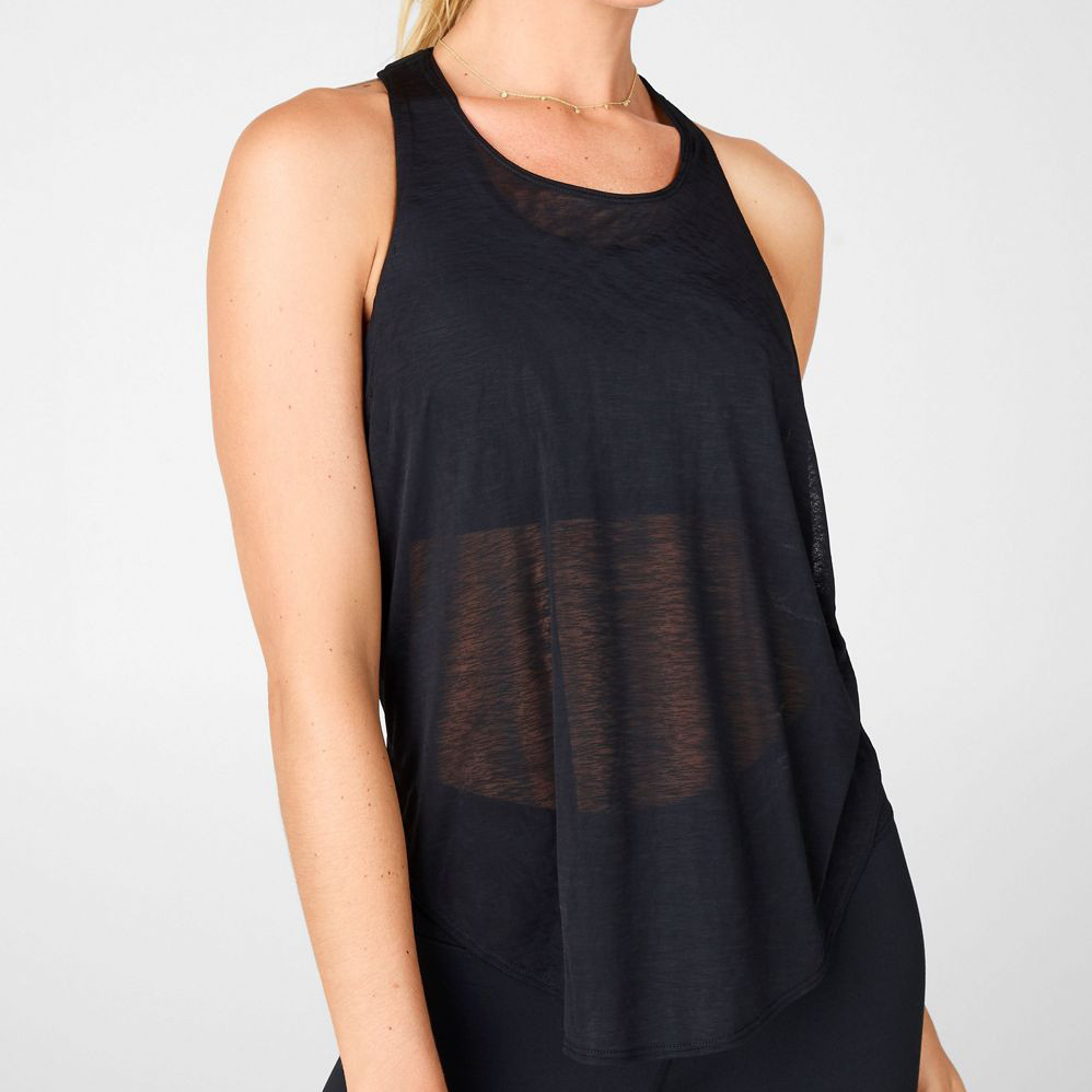 Custom Womens Loose Fit Wholesale Tank Tops with High Support Shelf Bra-Aktik