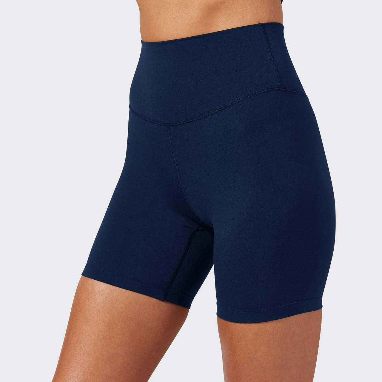 Custom Nylon Spandex Stretch Super High Waisthed Best Bike Shorts Women-Aktik