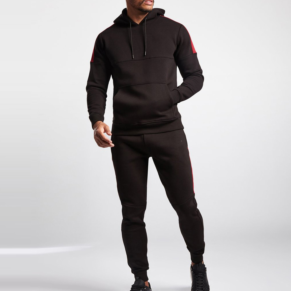 Custom Fitted High Waisted Mens Cotton Fleece Sweatpants with Zip Pockets-Aktik