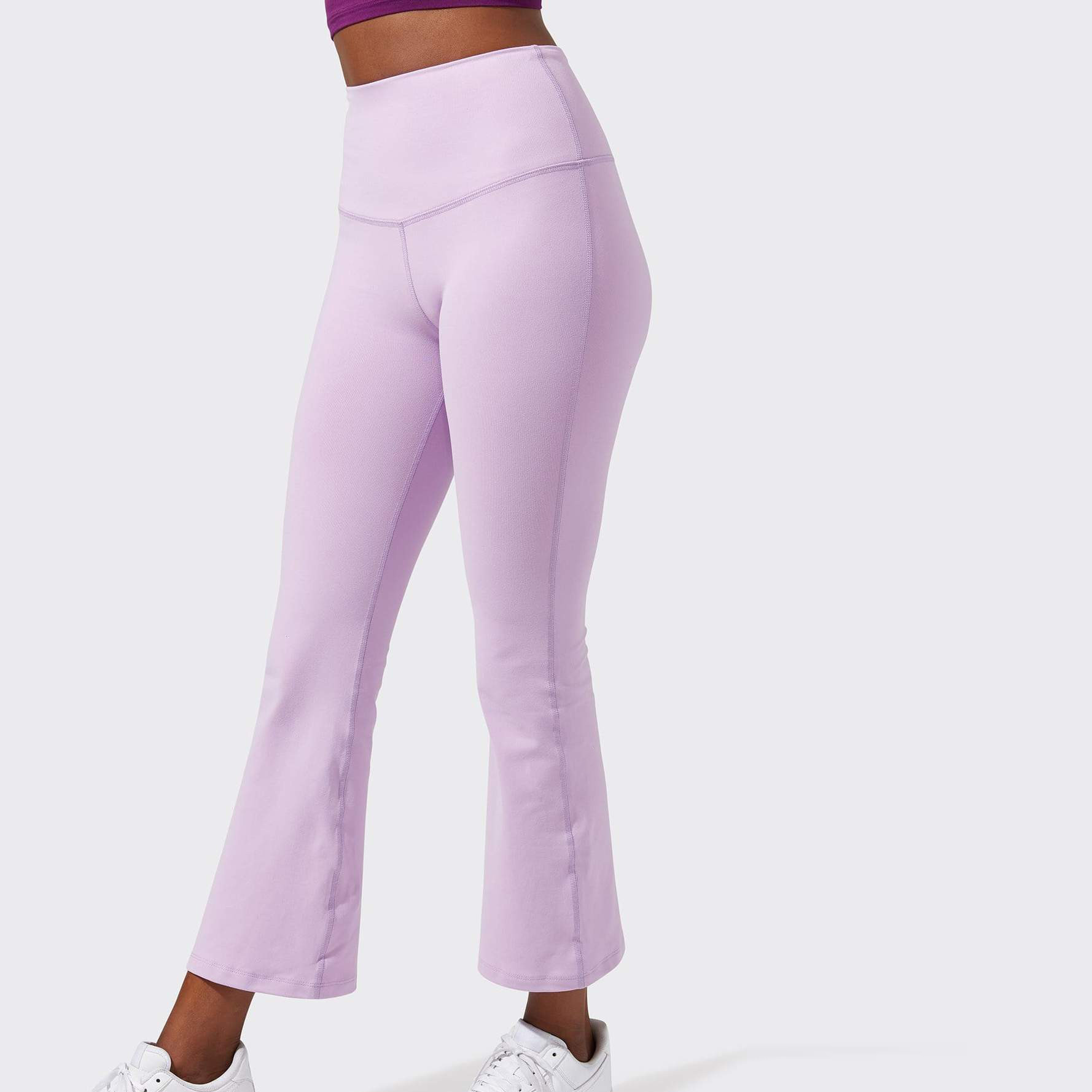 Private Label High Waisted Wide Leg Loose Custom Athleta Yoga Pants-Aktik