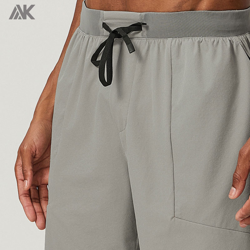 Custom Breathable Quick-drying Men's Sports Tennis Shorts With Mesh Waistband-Aktik