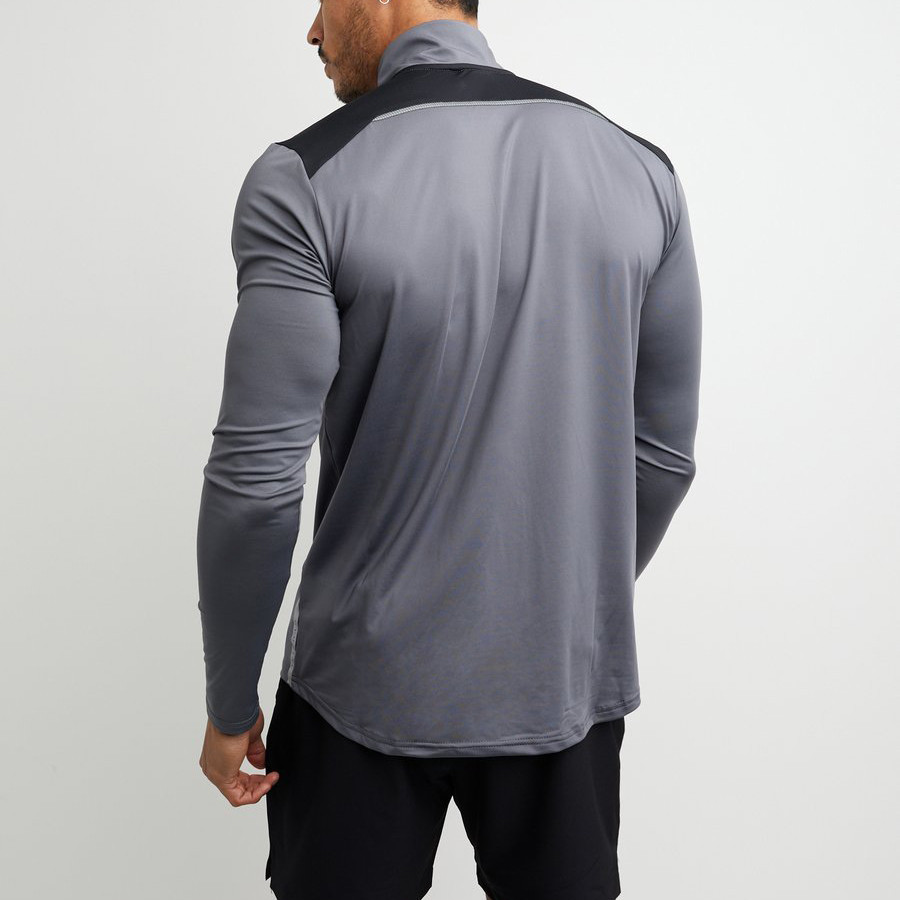 Wholesale Dri Fit Long Sleeve Shirts Custom Athletic Shirts for Men-Aktik