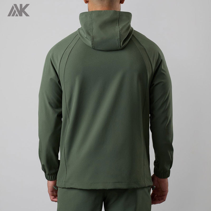 Custom High Stretch Premium Sweatsuit Full Zip Up Men's Tracksuit-Aktik