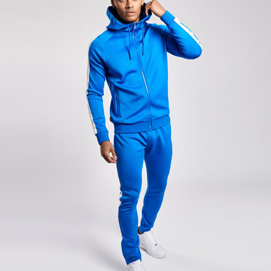 Custom Tracksuit Pants Mens Slim Fit High Waisted Sweatpants with Pockets-Aktik