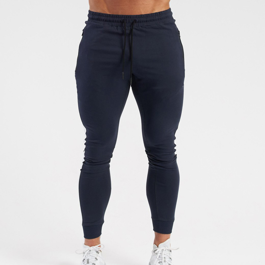 Custom Design Sweatpants Cotton Fleece Wholesale Mens Jogger Scrub Pants-Aktik
