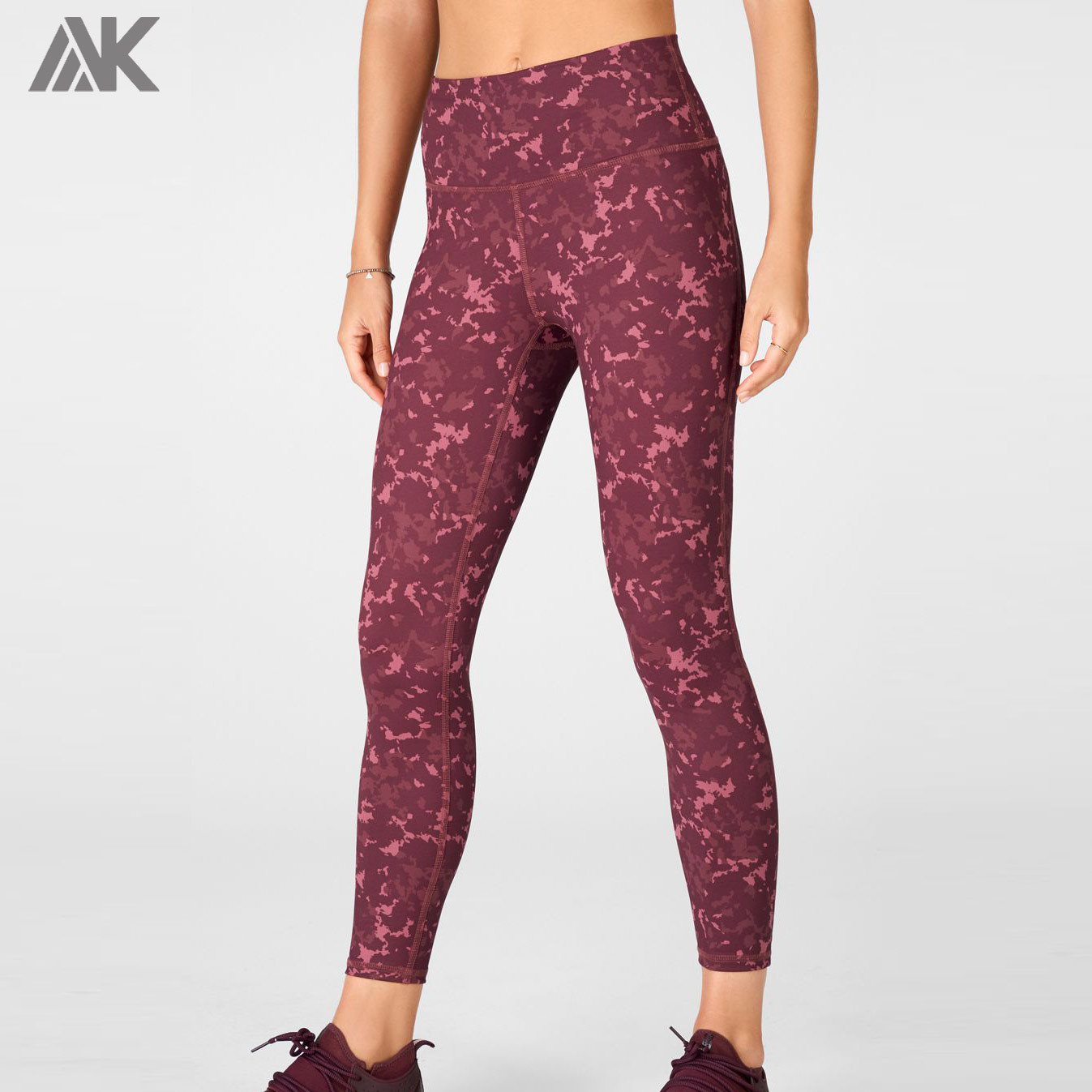 Wholesale Printed Leggings High Waisted Customize Camo Workout Leggings-Aktik