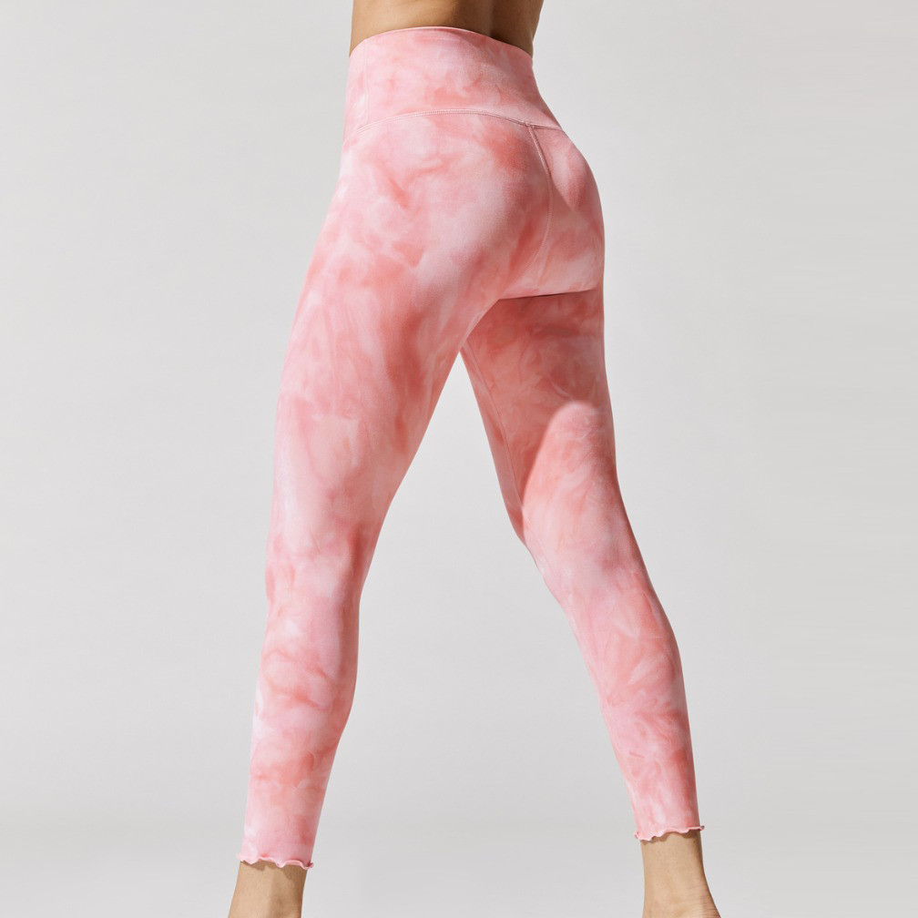 Custom Tie Dye Sports Bra and Yoga Leggings Set Womens Best Activewear-Aktik